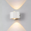 Fantas Aplica LED de Exterior si Interior, 2 Surse x 1W, IP65, Metalic, Alb, 3000K