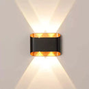 Aplica LED Exterior Ellis 4W Auriu Negru