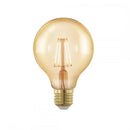 Bec cu Filament G80, E27, 6W, Lumina Rece