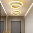 Lustra LED SOLENA ROTONDA 13W, Diametru 25cm, lumina Rece/Calda/Neutra, Alb Auriu