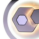 Lustra LED KATHLEEN RGB 16W, lumina Calda/Neutra, Alb