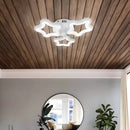 Lustra LED STELARIUM 22W, 3 Stelute, lumina Rece, Alb