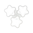 Lustra LED STELARIUM 22W, 3 Stelute, lumina Rece, Alb