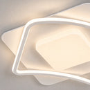 Lustra LED cu telecomanda MODERNO 53W, 2 Patrate, lumina Rece/Calda/Neutra, Dimabila, Alb - LT634-500P_closeup.png