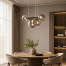 Lustra cu Abajur Rotund , VENERE Zodiaco ,1 Cerc 5xG9, Metal , Negru, Inaltime Reglabila - 02_LC811-5.png