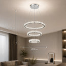 Lustra LED suspendata cu telecomanda si cristal PRISM LUMORA 63W, 3 Cercuri, lumina Rece/Calda/Neutra, Dimabila, Crom Lucios, Inaltime Reglabila - 02_LLC131-3CH.png