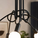 Lustra Modernist Penta 5, 5x E27, Negru, Design Modern - 04_LC366-5BK.png
