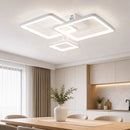 Lustra LED cu telecomanda ZOE, 60W, 3 Patrate, lumina Rece/Calda/Neutra, Dimabila, Alb, Metal si Acril - LT808-3WH_dining.png