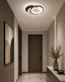 Lustra LED cu telecomanda CHIARA 67W, 3 Cercuri, lumina Rece/Calda/Neutra, Dimabila, Negru - LT633-500R_place_hallway.png