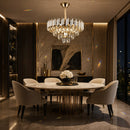 Candelabru Cristal VERSAILLES Nobile 5xE14, Diametru 40cm, Auriu Lucios si Alb - 07_CC900-400WH.png