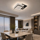 Lustra LED cu telecomanda CHIARA 98W, 3 Patrate, lumina Rece/Calda/Neutra, Dimabila, Negru - LT633-500P_place_living.png