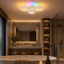 Lustra LED cu telecomanda si cristal NOVA ROTONDA RGB 82W, 4 Cercuri, lumina Rece/Calda/Neutra, Dimabila, Alb - 08_LT073-4WH.png