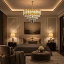 Candelabru Cristal HAMPTON Nobile 5xE14, Diametru 40cm, Auriu Lucios, Inaltime Reglabila - 09_CC8926-400GDT.png