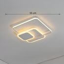 Lustra LED cu telecomanda ANEMONA 75W, 3 Patrate, lumina Rece/Calda/Neutra, Dimabila, Alb Lustre LED cu Telecomanda Default Title Alessandro Design