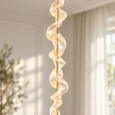 Candelabru Cristal, cu Telecomanda, PRAGA Imperio, 35W, 96cm, Lumina Rece/Calda/Neutra, Auriu, Inaltime Reglabila