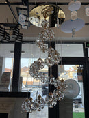 Candelabru Cristal LED KILKENNY Culmino, 144W, Lumina Neutra, Diametru 60cm, Auriu Candelabre Moderne Default Title Alessandro Design