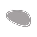 Oglinda LED , 80x45cm, Disegno Touch Marcello, Sistem Dezaburire, Dimabila