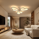 Lustra LED cu telecomanda BLOSSOM 40W, 3 Petale, lumina Rece/Calda/Neutra, Dimabila, Alb Lustre LED cu Telecomanda Default Title Alessandro Design
