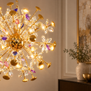CC372-600GD product gallery close-up 2: crystal colors and gold arms
