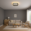 Lustra LED VICTORIA 19W, Patrata, lumina Rece/Calda/Neutra, Negru, Alb Lustra LED Default Title Alessandro Design