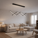 Lustra LED suspendata cu telecomanda ZIGZAG 27W, lumina Rece/Calda/Neutra, Dimabila, Negru, Inaltime Reglabila Lustre LED cu Telecomanda Default Title Alessandro Design