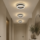 Lustra LED MODERNA 25W, Diametru 20cm, Rotunda, lumina Rece/Calda/Neutra, Negru Lustre LED Default Title Alessandro Design
