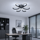 Lustra LED cu telecomanda HELIX 63W, lumina Rece/Calda/Neutra, Dimabila, Negru Lustre LED cu Telecomanda Default Title Alessandro Design