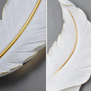 Aplica LED Pena 85CM Alb Auriu