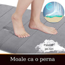 Covoras de Baie, 50x80 cm, Gri, Antiderapant, Absorbant Covoare Baie Default Title Alessandro Design