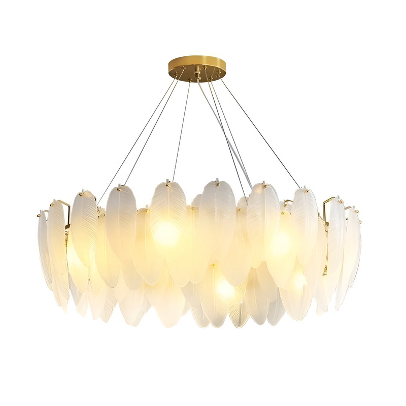 Candelabru Cristal VAUX-LE-VICOMTE Eleganza, 5x E14, Diametru 42cm, Auriu, Inaltime Reglabila