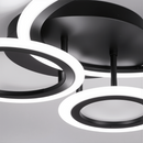 Lustra LED cu telecomanda BETTY 40W, 3 Cercuri, lumina Rece/Calda/Neutra, Dimabila, Negru Lustre LED cu Telecomanda Default Title Alessandro Design