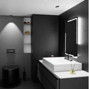 Oglinda LED Rectangulara, 60x80cm, Rayonnement MotionGlow Marcello, Sistem Dezaburire, Ceas & Termometru, Dimabila