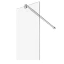 Paravan duș Walk-In 120x195 cm, sticlă securizată 8 mm, transparentă, profil metalic rezistent