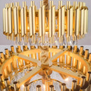 Candelabru Cristal VERSAILLES Nobile 5xE14, Diametru 40cm, Auriu, Inaltime Reglabila