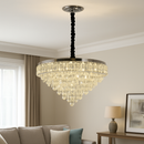 MEILI CRYSTAL CASCADA 500 – Candelabru LED cu Cristale, 112W, Ø500 mm, cu Telecomandă Candelabre Cristal Default Title Alessandro Design