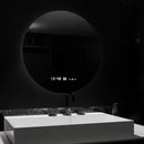 Oglinda LED Rotunda, 70cm, Serenite MotionGlow Marcello, Sistem Dezaburire, Ceas & Termometru, Dimabila