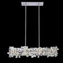 Candelabru Cristal NEXORA Regalis, 10xE14, 78X28cm, Inaltime Reglabila, Design Elegant