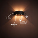 Aplica LED Exterior Ellis, 6W, 6 Surse de lumina, Lumina Calda, Negru