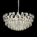Candelabru Cristal CC5122/500CR 9x E14, Diametru 50cm, Crom Lucios, Inaltime Reglabila Candelabre Cristal Default Title Alessandro Design