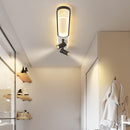 Lustra LED cu Proiector Reglabil FISSO Camilla 49W, lumina Rece/Calda/Neutra, Negru