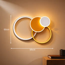 Lustra LED cu telecomanda KILLIAN 80W, 4 Cercuri, lumina Rece/Calda/Neutra, Dimabila, Auriu Lustre LED cu Telecomanda Default Title Alessandro Design