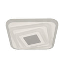 Lustra LED NEXA 3D 46W, Patrata, lumina Rece/Calda/Neutra , Alb
