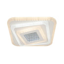 Lustra LED NEXA 3D 46W, Patrata, lumina Rece/Calda/Neutra , Alb