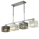 Lustra Clasica Moderna Georgiana, LC116/4, 4x E27, Crom si Sticla Cenusie, Metal si Cristal, Abajur Lustre Clasice Default Title Alessandro Design