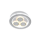 Lustra LED Rylee, 25W, 3000/4000/6000K, Alb, Acril