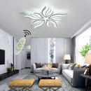 Lustra LED cu telecomanda SAKURA 62W, 5 Petale, lumina Rece/Calda/Neutra, Dimabila, Alb Lustre LED cu Telecomanda Default Title Alessandro Design