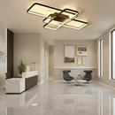Lustra LED IANUSIS cu telecomanda 95W, 3 Elemente, lumina Rece/Calda/Neutra, Dimabila, Negru Lustre LED cu Telecomanda Default Title Alessandro Design