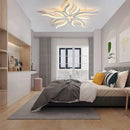 Lustra LED cu telecomanda SAKURA 62W, 5 Petale, lumina Rece/Calda/Neutra, Dimabila, Alb Lustre LED cu Telecomanda Default Title Alessandro Design
