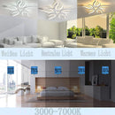 Lustra LED cu telecomanda SAKURA 62W, 5 Petale, lumina Rece/Calda/Neutra, Dimabila, Alb Lustre LED cu Telecomanda Default Title Alessandro Design