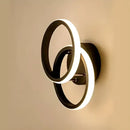 Lustra LED VERTEX CIRCULA 21W, 2 Cercuri, Rame Metalice, lumina Rece/Calda/Neutra, Negru